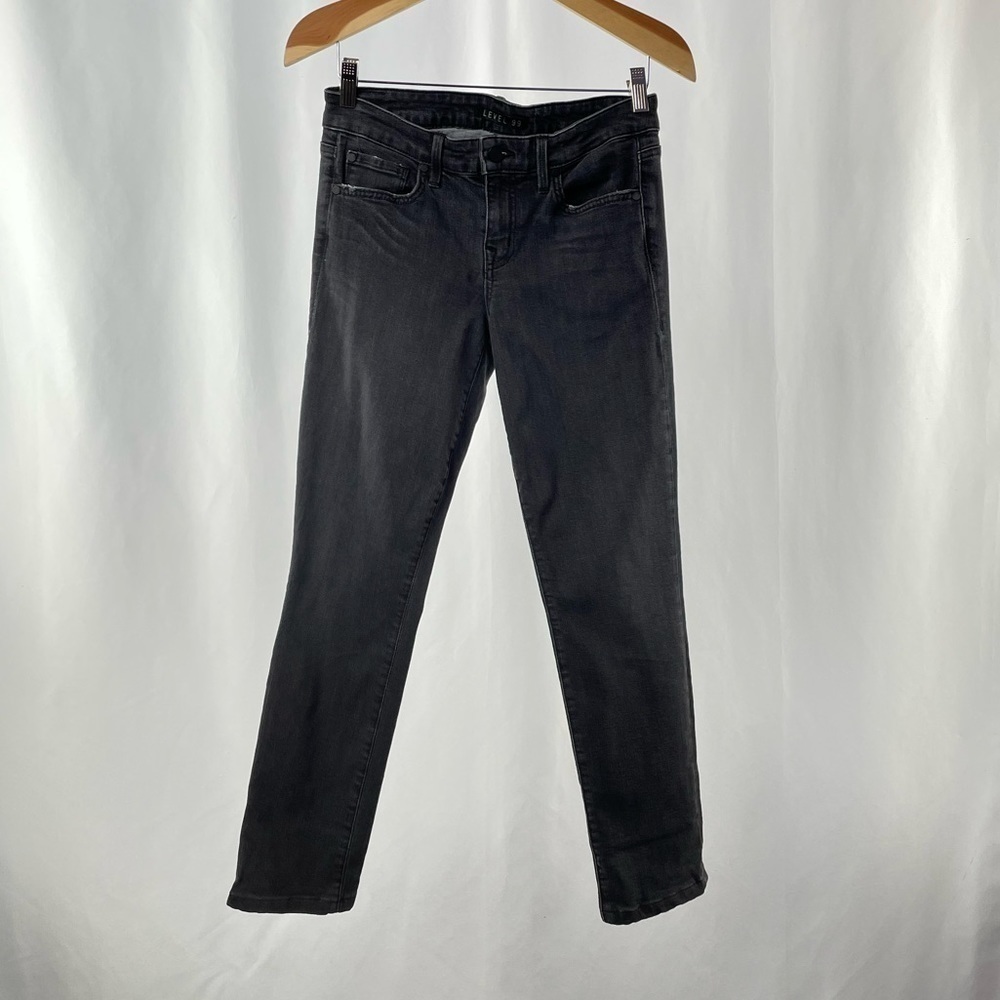 Level 99 Skinny Jeans in‎ Black Size 28